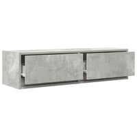 Mobile TV-Credenza TV-Console TV Grigio cemento 100 x 31 x 25.5 cm Legno multistrato