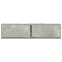 Mobile TV-Credenza TV-Console TV Grigio cemento 100 x 31 x 25.5 cm Legno multistrato
