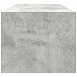 Mobile TV-Credenza TV-Console TV Grigio cemento 100 x 31 x 25.5 cm Legno multistrato