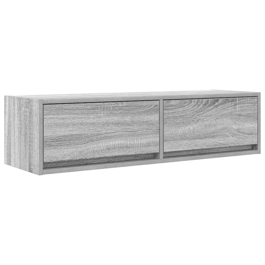 Mobile TV-Credenza TV-Console TV Grigio sonoma 100 x 31 x 25.5 cm Legno multistrato