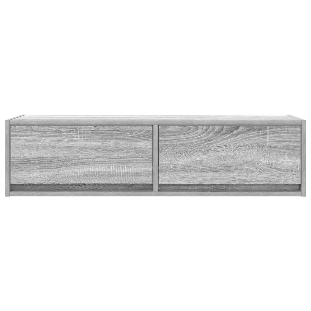 Mobile TV-Credenza TV-Console TV Grigio sonoma 100 x 31 x 25.5 cm Legno multistrato