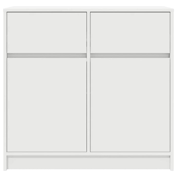 vidaXL Credenza con Cassetto Bianco 80x34x76 cm in Legno Multistrato