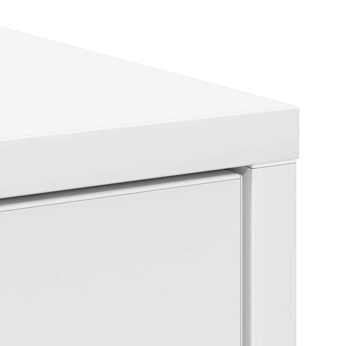 vidaXL Credenza con Cassetto Bianco 80x34x76 cm in Legno Multistrato