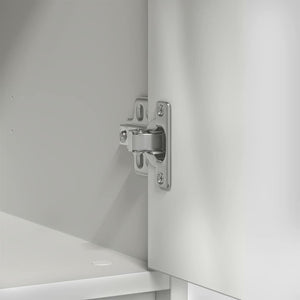 vidaXL Credenza con Cassetto Bianco 80x34x76 cm in Legno Multistrato