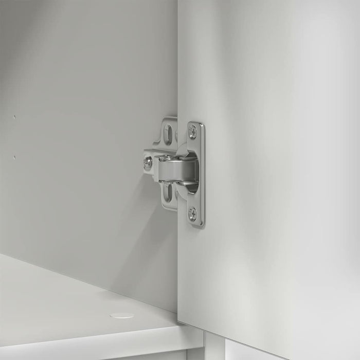 vidaXL Credenza con Cassetto Bianco 80x34x76 cm in Legno Multistrato