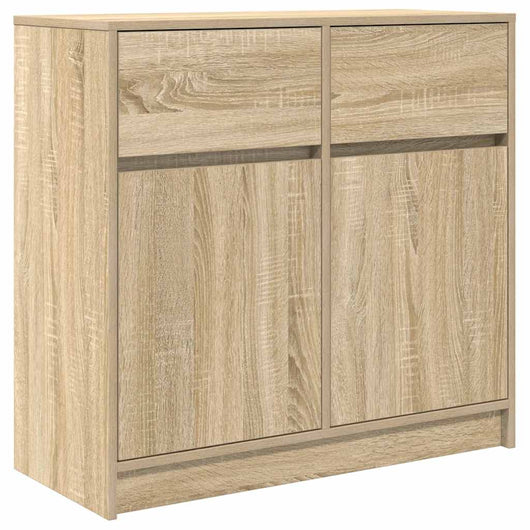 vidaXL Credenza con Cassetto Rovere Sonoma 80x34x76 cm in Truciolato