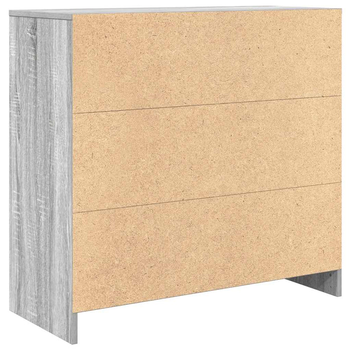 vidaXL Credenza con Cassetto Grigio Sonoma 80x34x76 cm in Truciolato