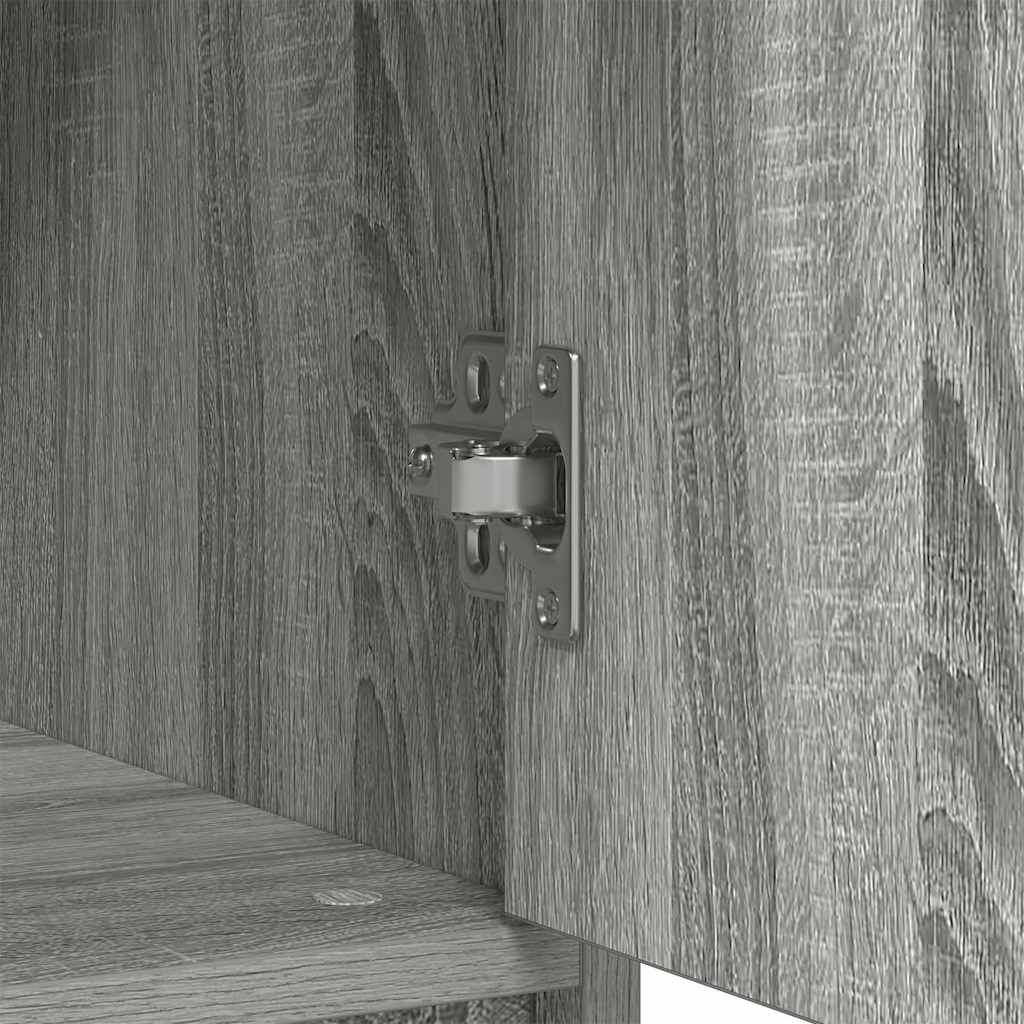 vidaXL Credenza con Cassetto Grigio Sonoma 80x34x76 cm in Truciolato