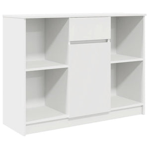 vidaXL Credenza con Cassetto Bianco 101x35x76 cm in Legno Multistrato