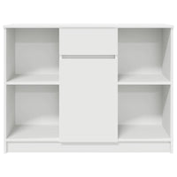 vidaXL Credenza con Cassetto Bianco 101x35x76 cm in Legno Multistrato