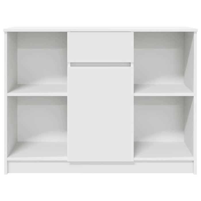 vidaXL Credenza con Cassetto Bianco 101x35x76 cm in Legno Multistrato