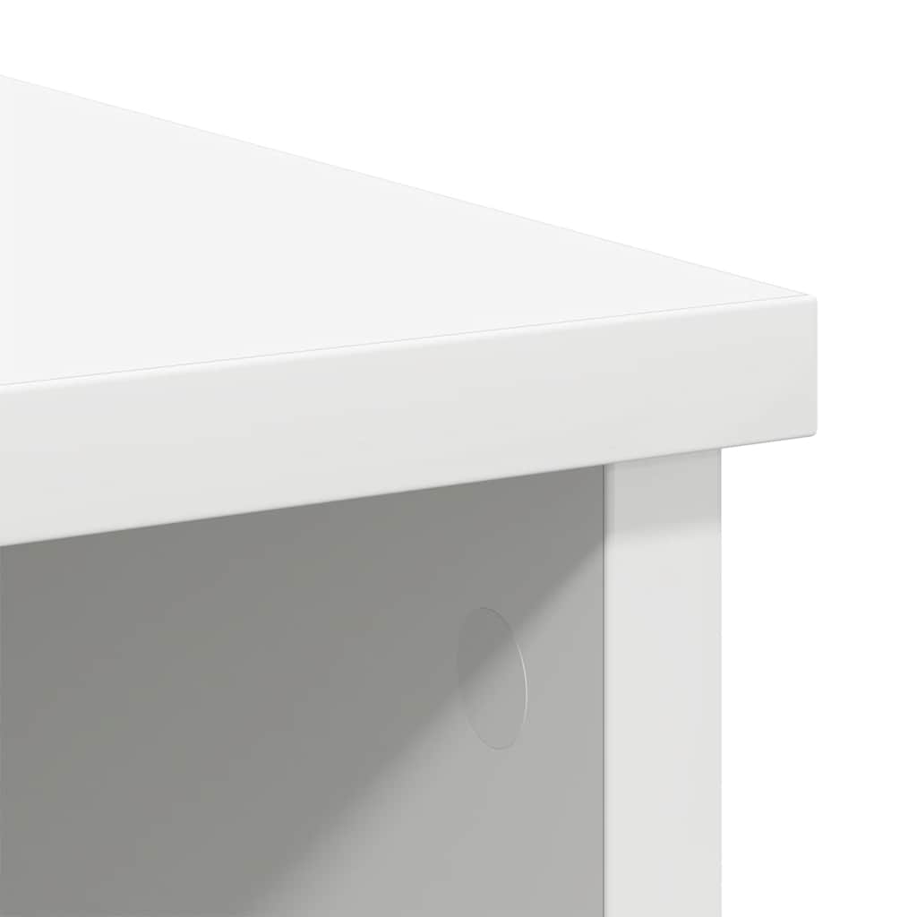 vidaXL Credenza con Cassetto Bianco 101x35x76 cm in Legno Multistrato