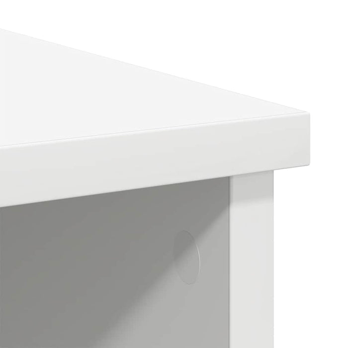 vidaXL Credenza con Cassetto Bianco 101x35x76 cm in Legno Multistrato
