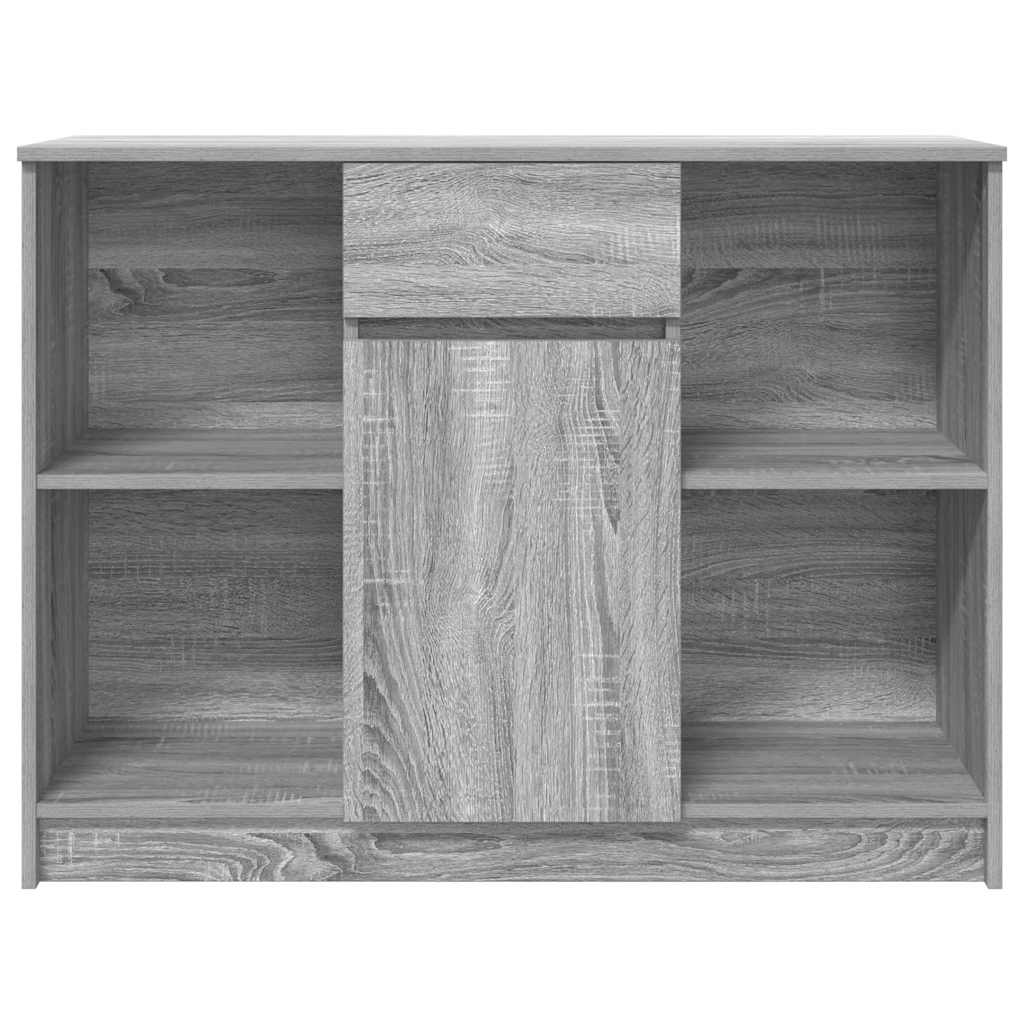 Credenza con Cassetto-Buffet-Armadio da cucina Grigio Sonoma 101x35x76 cm in Truciolato
