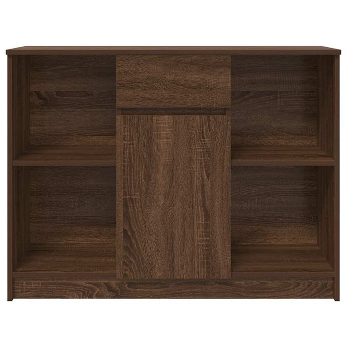 vidaXL Credenza con Cassetto Rovere Marrone 101x35x76 cm in Truciolato
