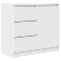 Credenza con Cassetto Bianco 71x35x65 cm in Legno Multistrato 861571
