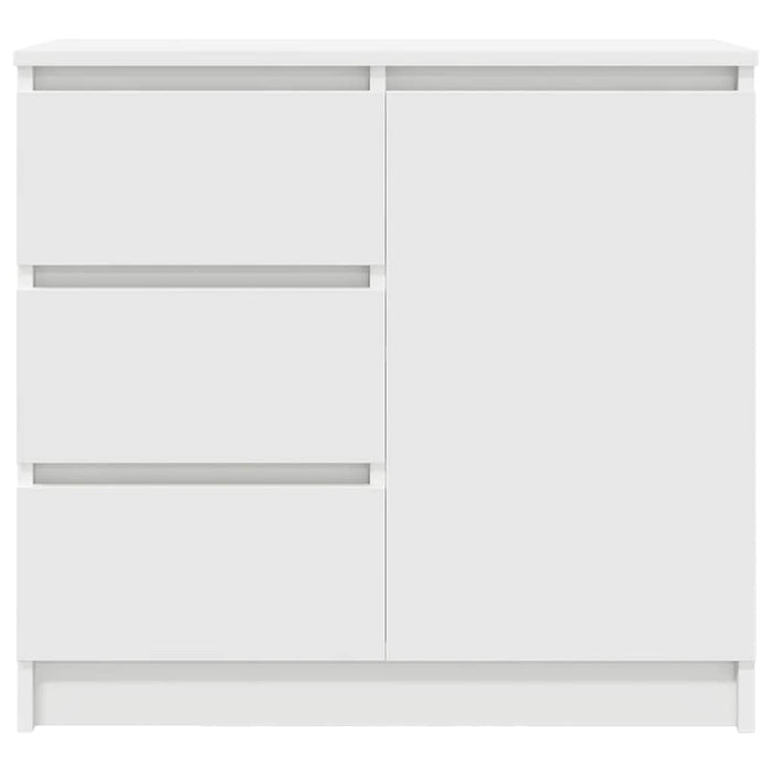 Credenza con Cassetto Bianco 71x35x65 cm in Legno Multistrato 861571