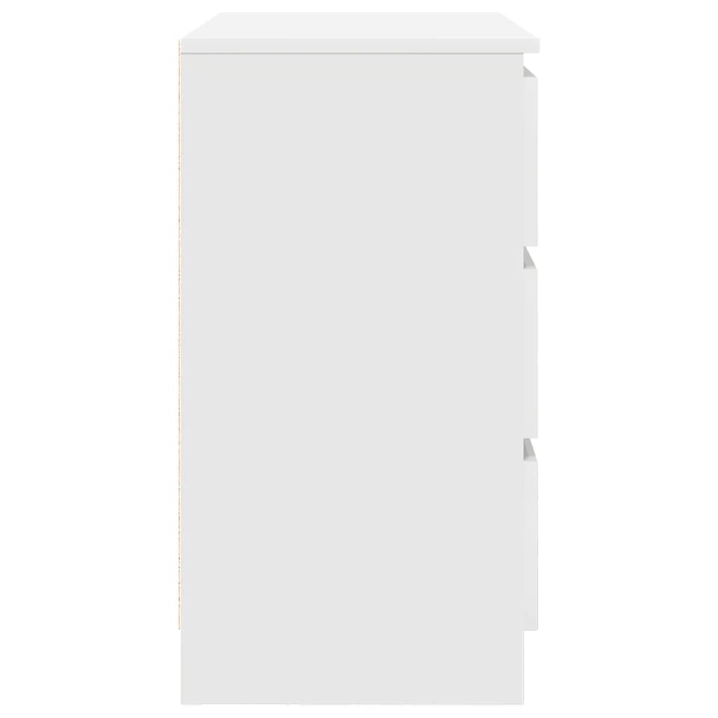 Credenza con Cassetto Bianco 71x35x65 cm in Legno Multistrato 861571