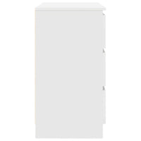 Credenza con Cassetto Bianco 71x35x65 cm in Legno Multistrato 861571