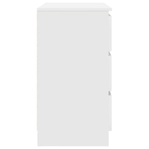 Credenza con Cassetto Bianco 71x35x65 cm in Legno Multistrato 861571