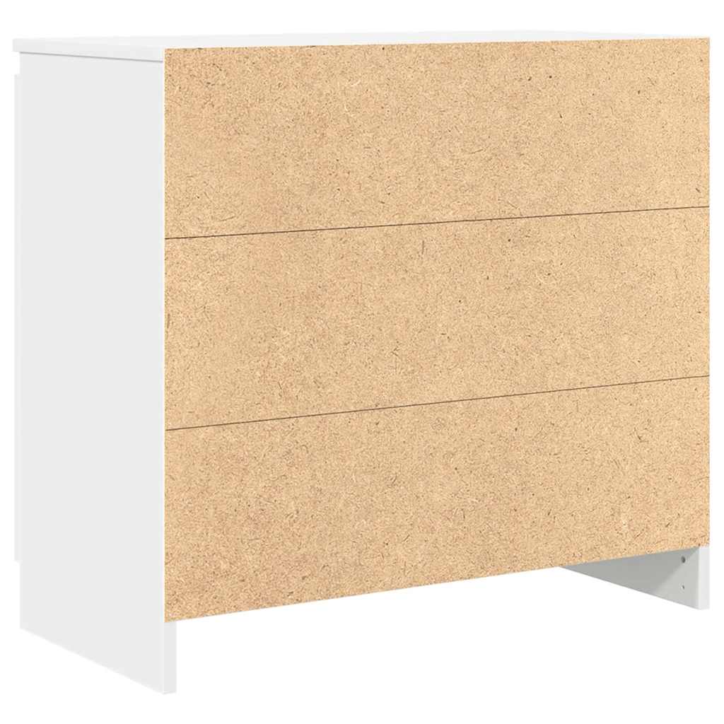 Credenza con Cassetto Bianco 71x35x65 cm in Legno Multistrato 861571