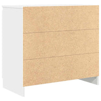 Credenza con Cassetto Bianco 71x35x65 cm in Legno Multistrato 861571