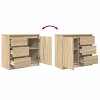Credenza con Cassetto Rovere Sonoma 71x35x65 cm in Truciolato