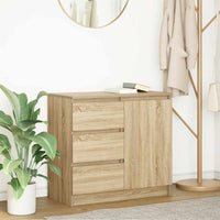 Credenza con Cassetto Rovere Sonoma 71x35x65 cm in Truciolato 861573
