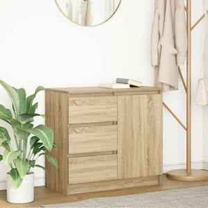 Credenza con Cassetto Rovere Sonoma 71x35x65 cm in Truciolato 861573