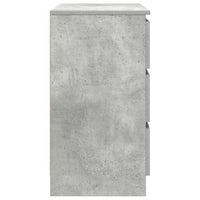 vidaXL Credenza con Cassetto Grigio Cemento 71x35x65 cm in Truciolato