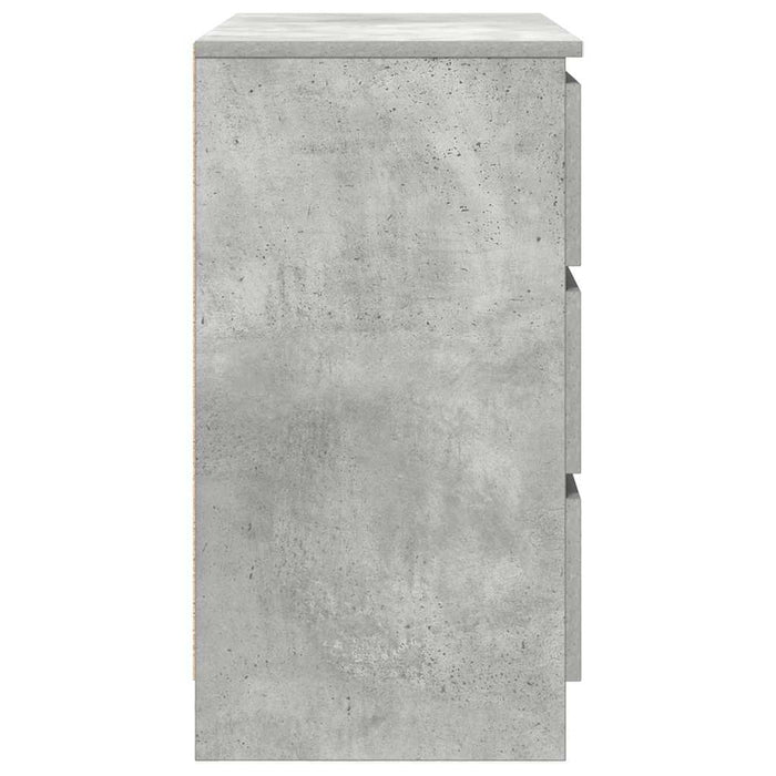 vidaXL Credenza con Cassetto Grigio Cemento 71x35x65 cm in Truciolato
