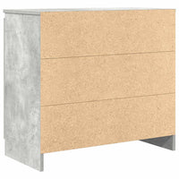 Credenza con Cassetto Grigio Cemento 71x35x65 cm in Truciolato 861574