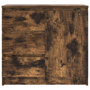 vidaXL Credenza con Cassetto Rovere Fumo 71x35x65 cm in Truciolato