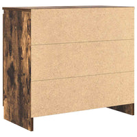 vidaXL Credenza con Cassetto Rovere Fumo 71x35x65 cm in Truciolato