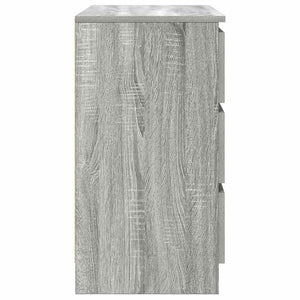vidaXL Credenza con Cassetto Grigio Sonoma 71x35x65 cm in Truciolato