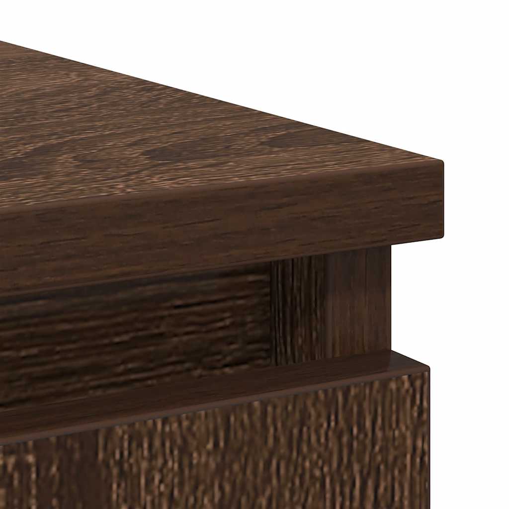 vidaXL Credenza con Cassetto Rovere Marrone 71x35x65 cm in Truciolato