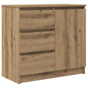 Credenza con Cassetto Rovere Artigianale 71x35x65 cm Truciolato