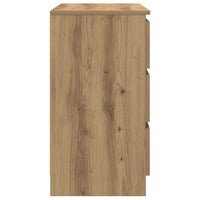 Credenza con Cassetto Rovere Artigianale 71x35x65 cm Truciolato