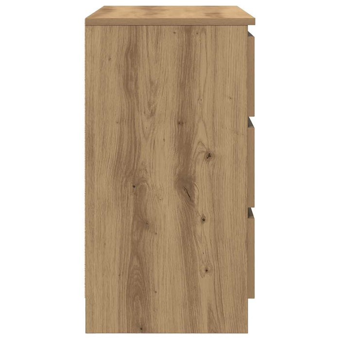 Credenza con Cassetto Rovere Artigianale 71x35x65 cm Truciolato