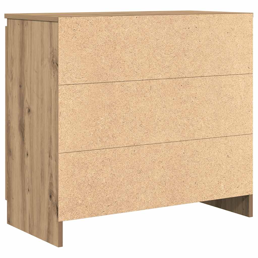 Credenza con Cassetto Rovere Artigianale 71x35x65 cm Truciolato