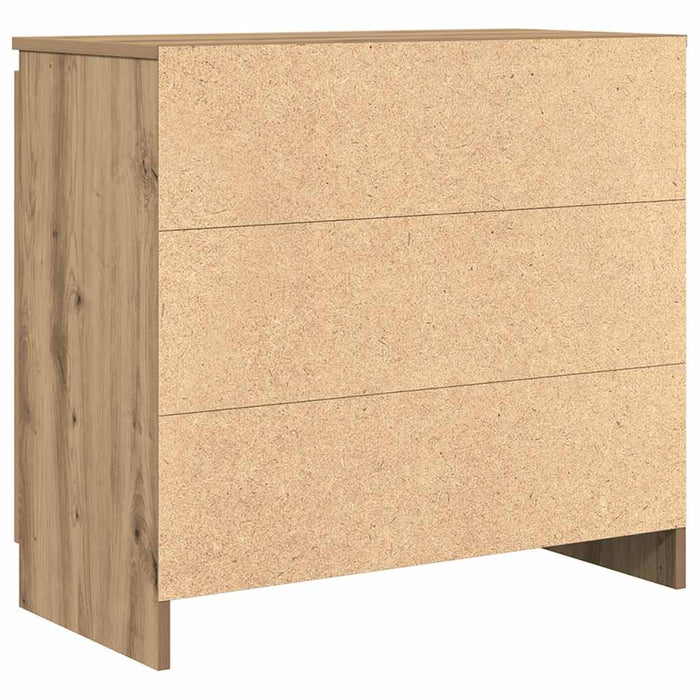 Credenza con Cassetto Rovere Artigianale 71x35x65 cm Truciolato