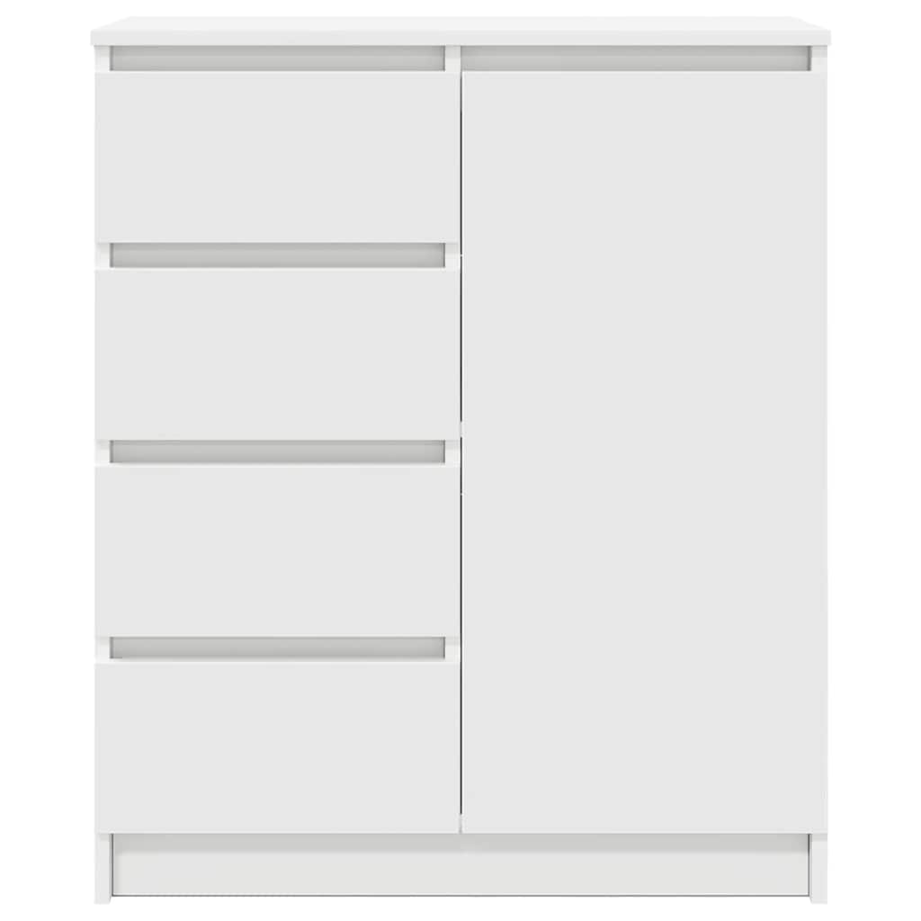 Credenza con Cassetti Bianco 71x35x84 cm in Legno Multistrato 861580