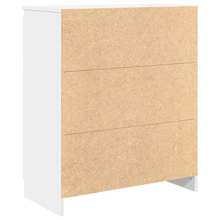 Credenza con Cassetti Bianco 71x35x84 cm in Legno Multistrato 861580