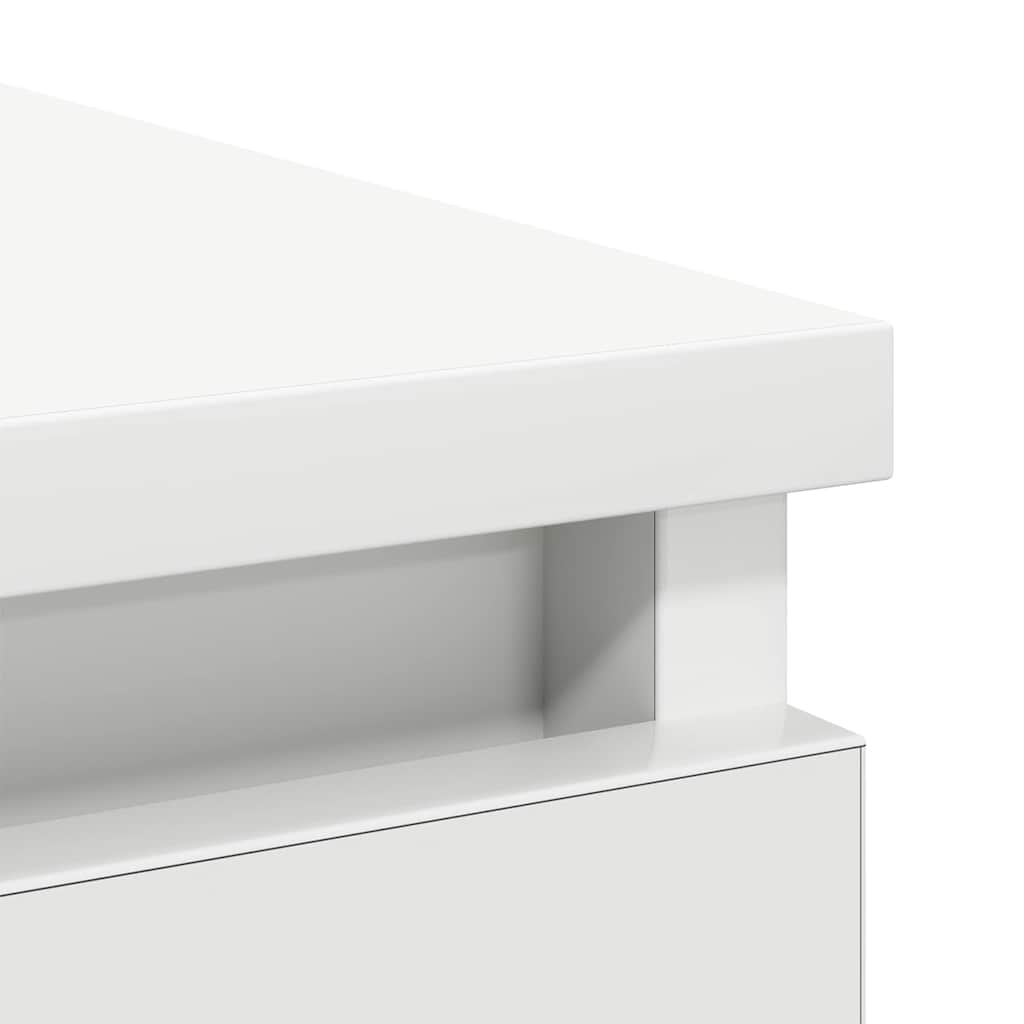 vidaXL Credenza con Cassetti Bianco 71x35x84 cm in Legno Multistrato