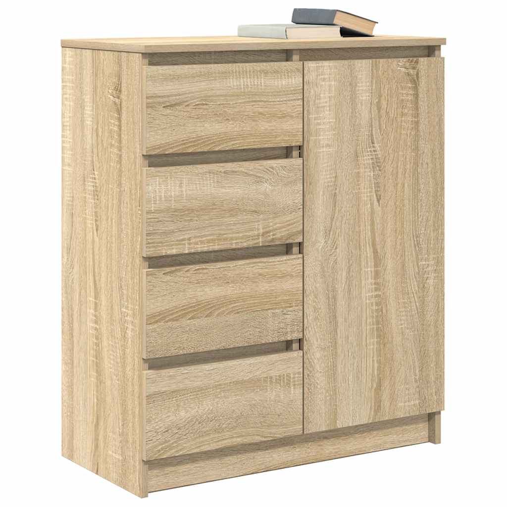 Credenza con Cassetti Rovere Sonoma 71x35x84 cm in Truciolato 861582