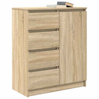 Credenza con Cassetti Rovere Sonoma 71x35x84 cm in Truciolato 861582
