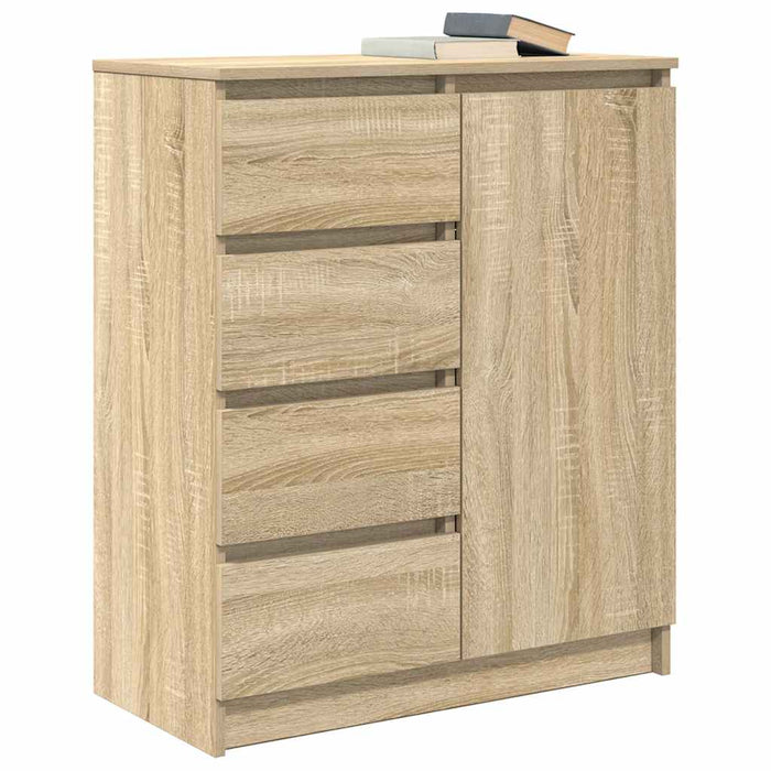 Credenza con Cassetti Rovere Sonoma 71x35x84 cm in Truciolato 861582
