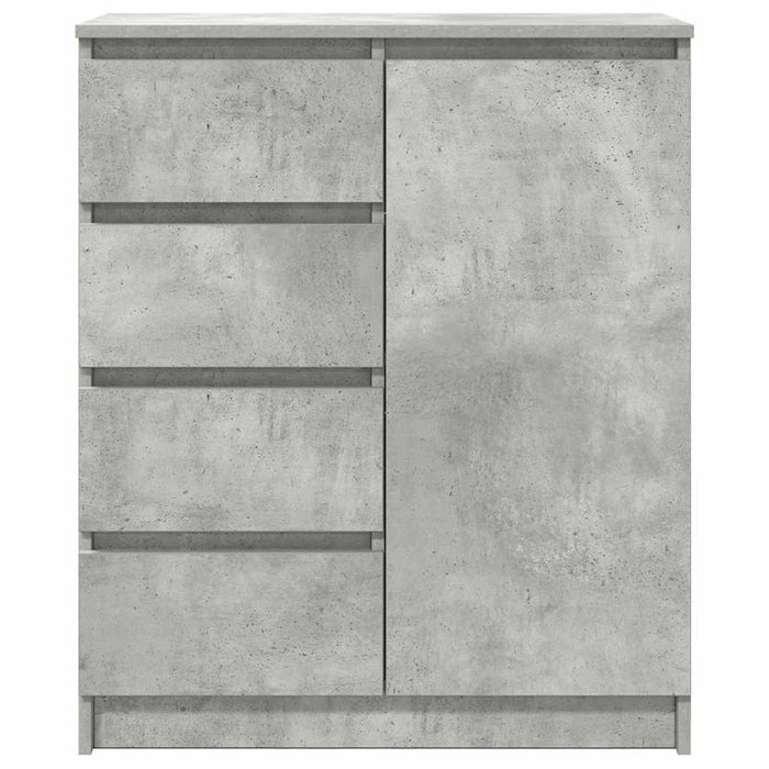 vidaXL Credenza con Cassetti Grigio Cemento 71x35x84 cm in Truciolato