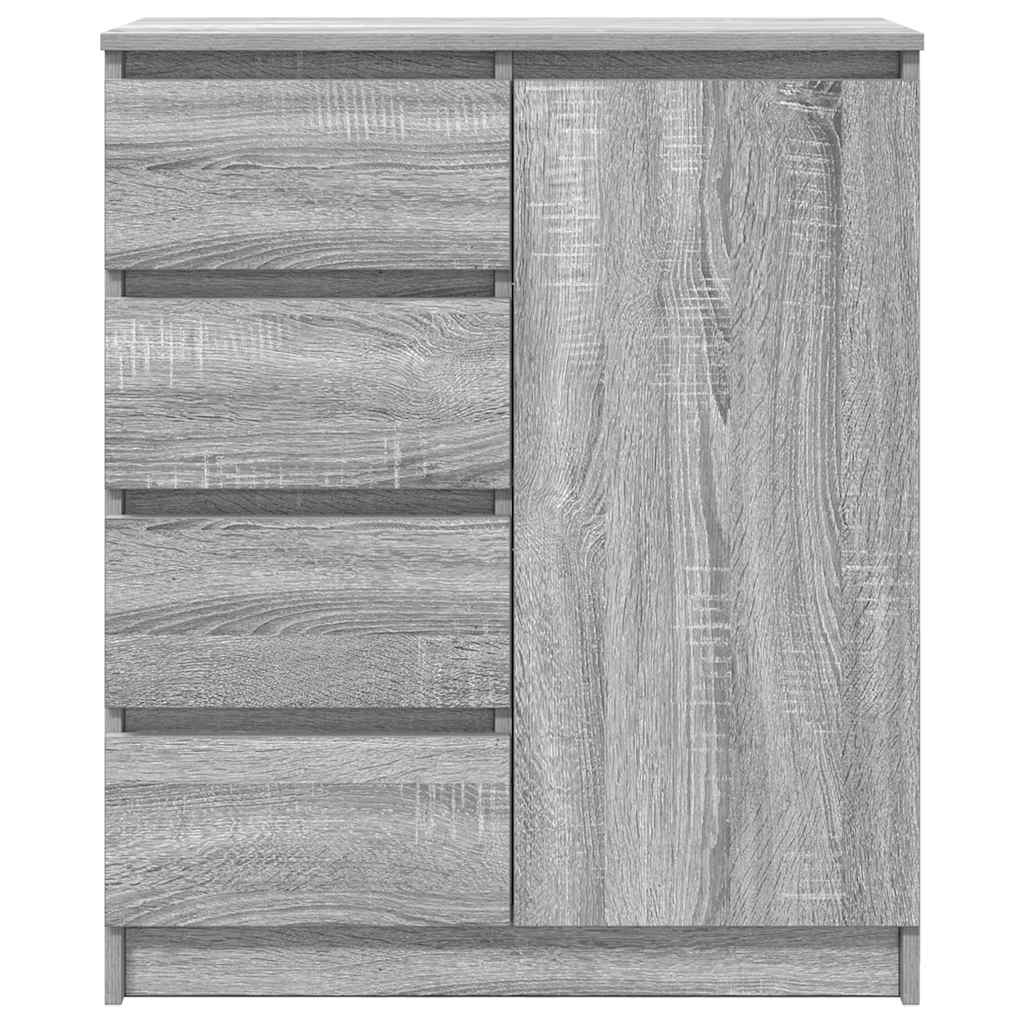 Credenza con Cassetti Grigio Sonoma 71x35x84 cm in Truciolato 861585