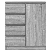 Credenza con Cassetti Grigio Sonoma 71x35x84 cm in Truciolato 861585